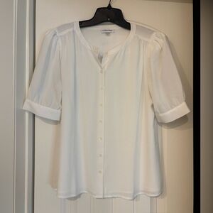 Calvin Klein Women's White Blouse